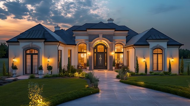 640-sophisticated-home-exterior-captures-beauty-of-evening-serenity